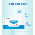 OEM alcoholic wet wipes for hand cleaning